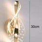 Moderne Wandkandelaar – Acryl, Goud/Zwart, LED Wandlamp voor Binnen en Buiten