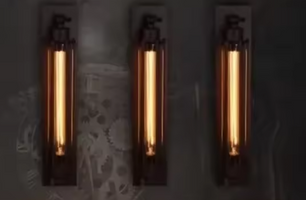 Retro Wandlamp – Smeedijzer, Industriële Stijl LED Wandkandelaar voor Restaurant, Gang & Woonkamer