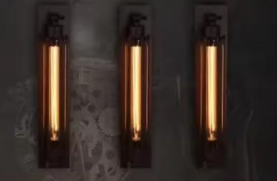 Retro Wandlamp – Smeedijzer, Industriële Stijl LED Wandkandelaar voor Restaurant, Gang & Woonkamer