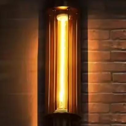 Retro Wandlamp – Smeedijzer, Industriële Stijl LED Wandkandelaar voor Restaurant, Gang & Woonkamer