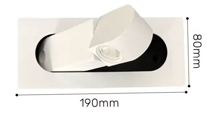 Nordic LED Wandlamp – Inbouw, Verstelbaar & Modern 3W Leeslamp