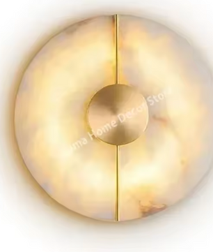 Moderne Luxe Marmeren Wandlamp – Creatieve Wandkandelaar voor Binnen