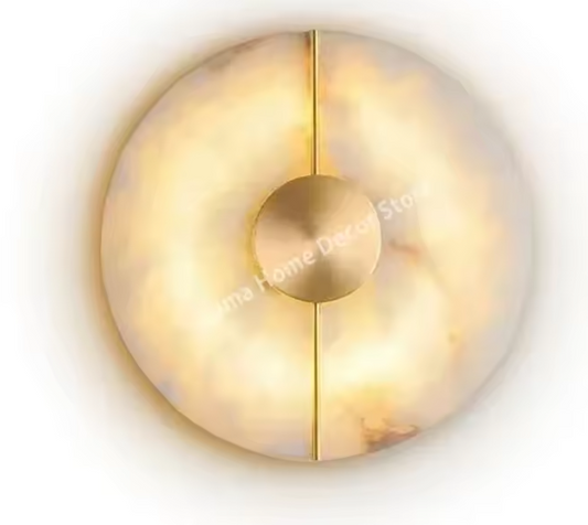 Moderne Luxe Marmeren Wandlamp – Creatieve Wandkandelaar voor Binnen