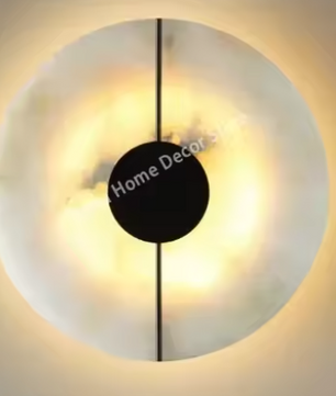 Moderne Luxe Marmeren Wandlamp – Creatieve Wandkandelaar voor Binnen