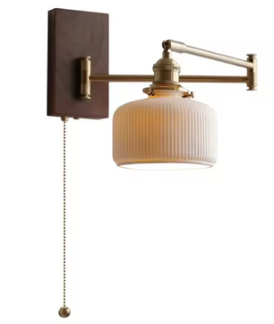Moderne Nordic Wandlamp – LED Wandkandelaar met Trekkoordschakelaar