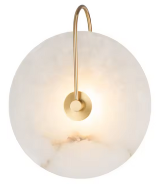 Moderne Scandinavische Wandlamp – LED Verlichting met Marmeren Detail