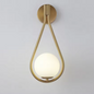 Moderne LED Wandlamp – Metalen Design met Glazen Accent