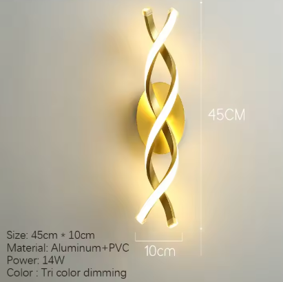 Moderne Minimalistische LED Wandlamp – 20W Aluminium Up & Down