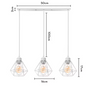 Vintage Industriële Hanglamp – Smeedijzeren Diamant Design – E27 Fitting – Modern & Stoer Interieurlicht