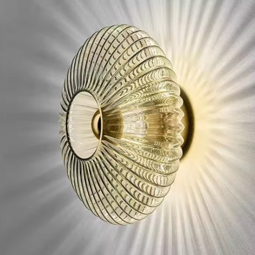 Glazen Wandlamp – Moderne LED Sfeerverlichting voor Woon- & Slaapkamer