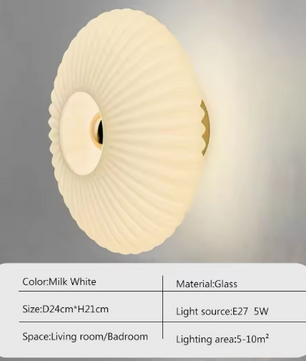 Glazen Wandlamp – Moderne LED Sfeerverlichting voor Woon- & Slaapkamer
