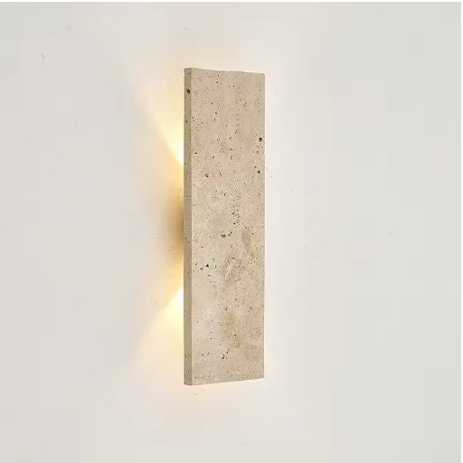 Moderne Buiten Wandlamp – Waterdicht LED Design met Natuursteen