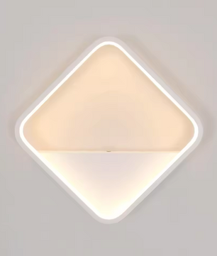 Moderne LED Wandlamp – Vierkant Design 20W, Wit Aluminium