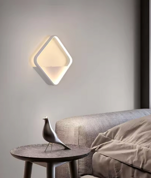 Moderne LED Wandlamp – Vierkant Design 20W, Wit Aluminium