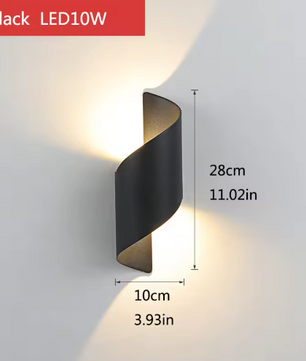 Moderne LED Wandlamp – Waterdichte IP65 Up & Down Buitenverlichting 10W