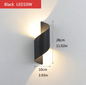 Moderne LED Wandlamp – Waterdichte IP65 Up & Down Buitenverlichting 10W