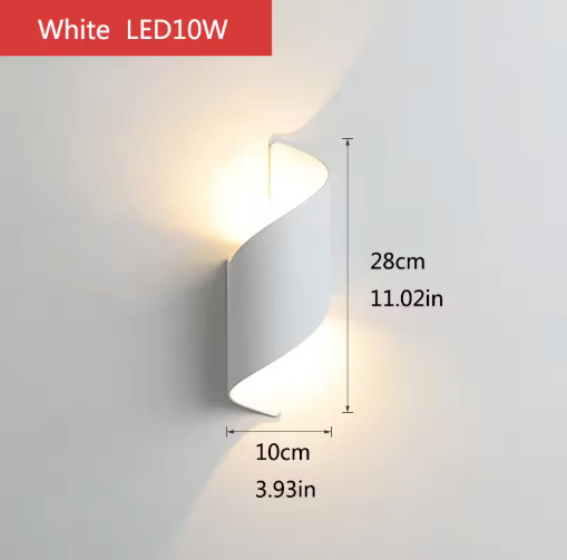 Moderne LED Wandlamp – Waterdichte IP65 Up & Down Buitenverlichting 10W