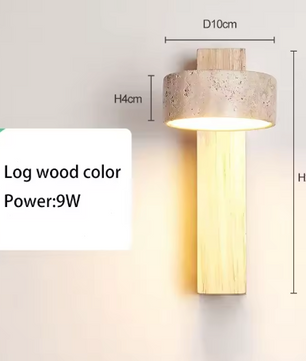 Crèmekleurige Wandlamp – Nachtkastje LED Lamp met Trekschakelaar & Draaibaar Design