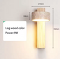 Crèmekleurige Wandlamp – Nachtkastje LED Lamp met Trekschakelaar & Draaibaar Design