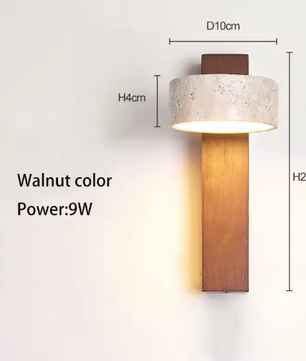 Crèmekleurige Wandlamp – Nachtkastje LED Lamp met Trekschakelaar & Draaibaar Design