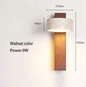 Crèmekleurige Wandlamp – Nachtkastje LED Lamp met Trekschakelaar & Draaibaar Design