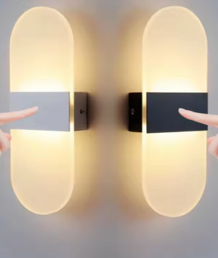 Draadloze LED Wandlamp – USB Oplaadbaar met Touch Sensor