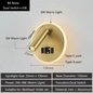 Moderne LED-Wandlamp met USB & Verstelbare Leeslampen – Sfeervol en Functioneel