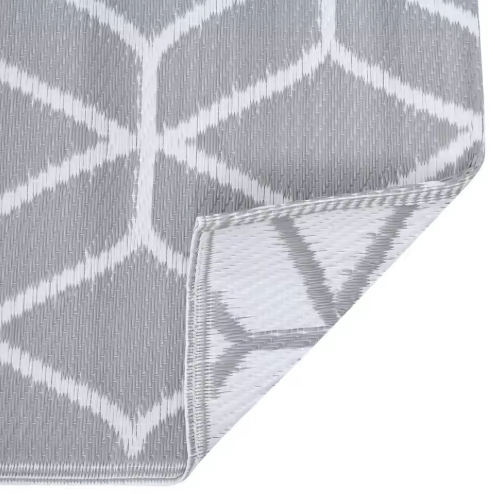 Buitentapijt – 190×290 cm, Dubbelzijdig Jacquardpatroon, Duurzaam Polypropyleen, Geschikt voor Tuin, Balkon en Terras