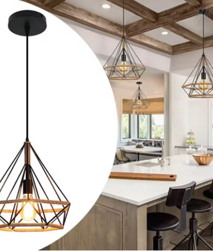 Industriële Henneptouw Hanglamp – Vintage E27 Loft Verlichting