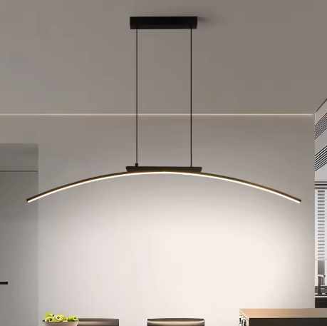 Moderne LED Boog Hanglamp – Eigentijds Design, Verstelbare Helderheid & Energiezuinig