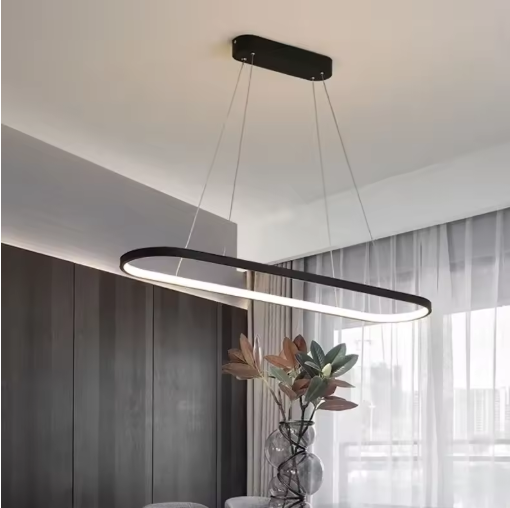 Moderne LED Lijn Hanglamp – 70/90 cm, Minimalistisch Design