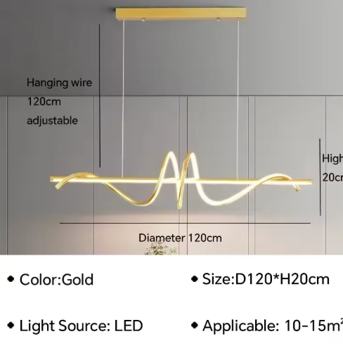 Moderne LED Hanglamp – Elegante Plafondlamp voor Woonkamer & Eetkamer