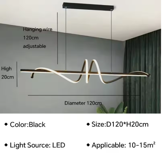 Moderne LED Hanglamp – Elegante Plafondlamp voor Woonkamer & Eetkamer