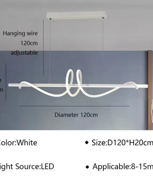 Moderne LED Hanglamp – Elegante Plafondlamp voor Woonkamer & Eetkamer