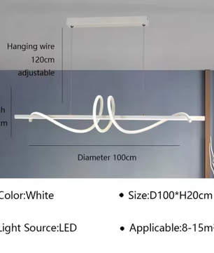 Moderne LED Hanglamp – Elegante Plafondlamp voor Woonkamer & Eetkamer