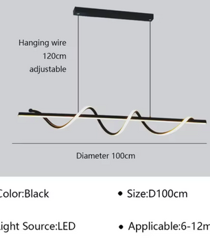 Moderne LED Hanglamp – Elegante Plafondlamp voor Woonkamer & Eetkamer