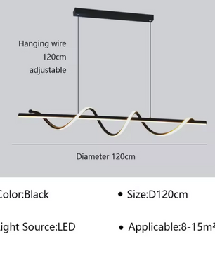 Moderne LED Hanglamp – Elegante Plafondlamp voor Woonkamer & Eetkamer