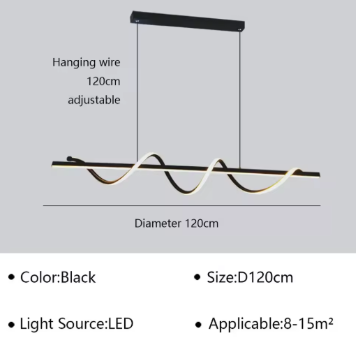 Moderne LED Hanglamp – Elegante Plafondlamp voor Woonkamer & Eetkamer