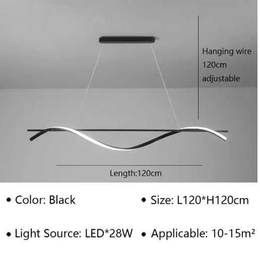 Moderne LED Hanglamp – Elegante Plafondlamp voor Woonkamer & Eetkamer