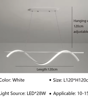 Moderne LED Hanglamp – Elegante Plafondlamp voor Woonkamer & Eetkamer