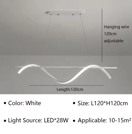Moderne LED Hanglamp – Elegante Plafondlamp voor Woonkamer & Eetkamer