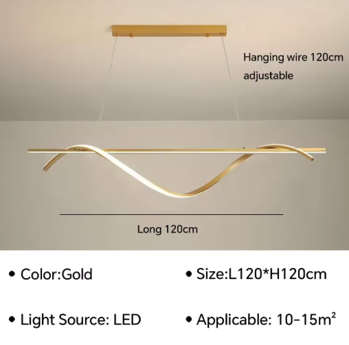 Moderne LED Hanglamp – Elegante Plafondlamp voor Woonkamer & Eetkamer