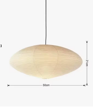 Japanse Wabi-Sabi Hanglamp – LED Rijstpapier Plafondlamp voor Woonkamer & Slaapkamer