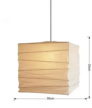 Japanse Wabi-Sabi Hanglamp – LED Rijstpapier Plafondlamp voor Woonkamer & Slaapkamer
