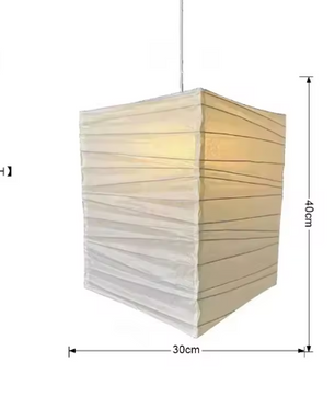Japanse Wabi-Sabi Hanglamp – LED Rijstpapier Plafondlamp voor Woonkamer & Slaapkamer