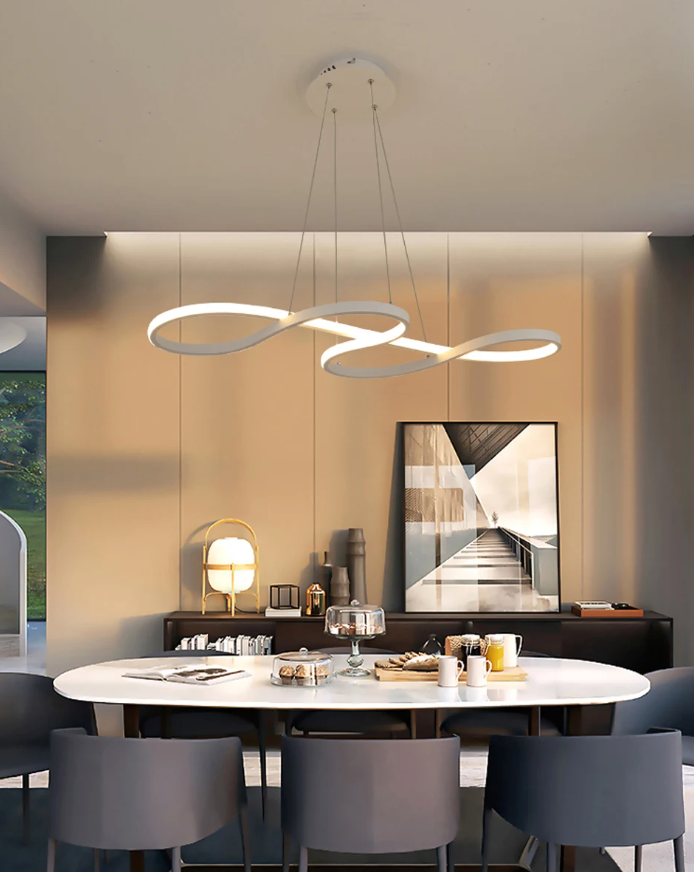 Moderne LED Hanglamp – Dimbare Plafondlamp met Afstandsbediening