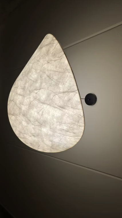 Papieren Hanglamp – Moderne Kroonluchter met zwarte standaard – 40/60/80/100cm