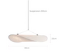 Papieren Hanglamp – Moderne Kroonluchter met zwarte standaard – 40/60/80/100cm