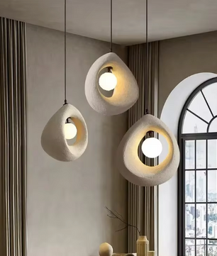 Japanse Wabi Sabi Hanglamp – Moderne Scandinavische Plafondlamp voor Eetkamer & Woonkamer