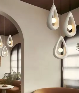 Japanse Wabi Sabi Hanglamp – Moderne Scandinavische Plafondlamp voor Eetkamer & Woonkamer